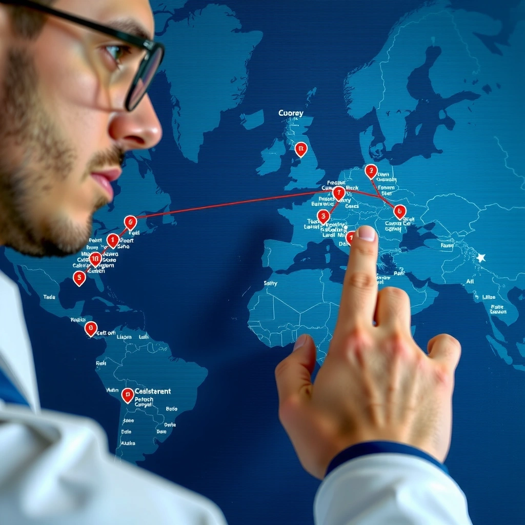 Mapping trade routes